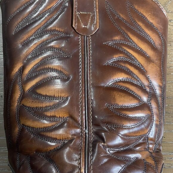 Brown Leather Cowboy Boots main image 8